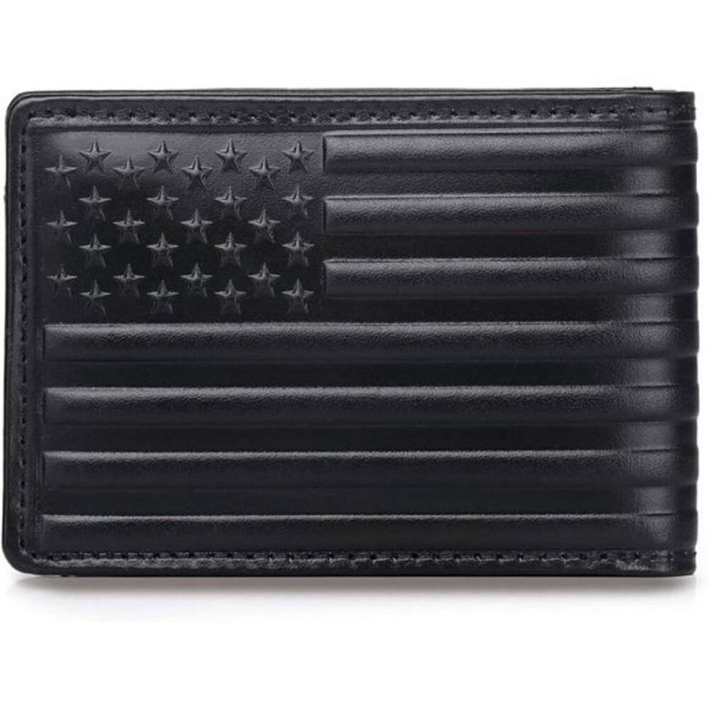 Men's Leather Wallet | New | American Flag Wallet - Picture 8 of 8